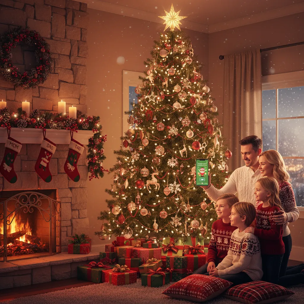 Weihnachtsfeier mit personalisiertem Weihnachtslied