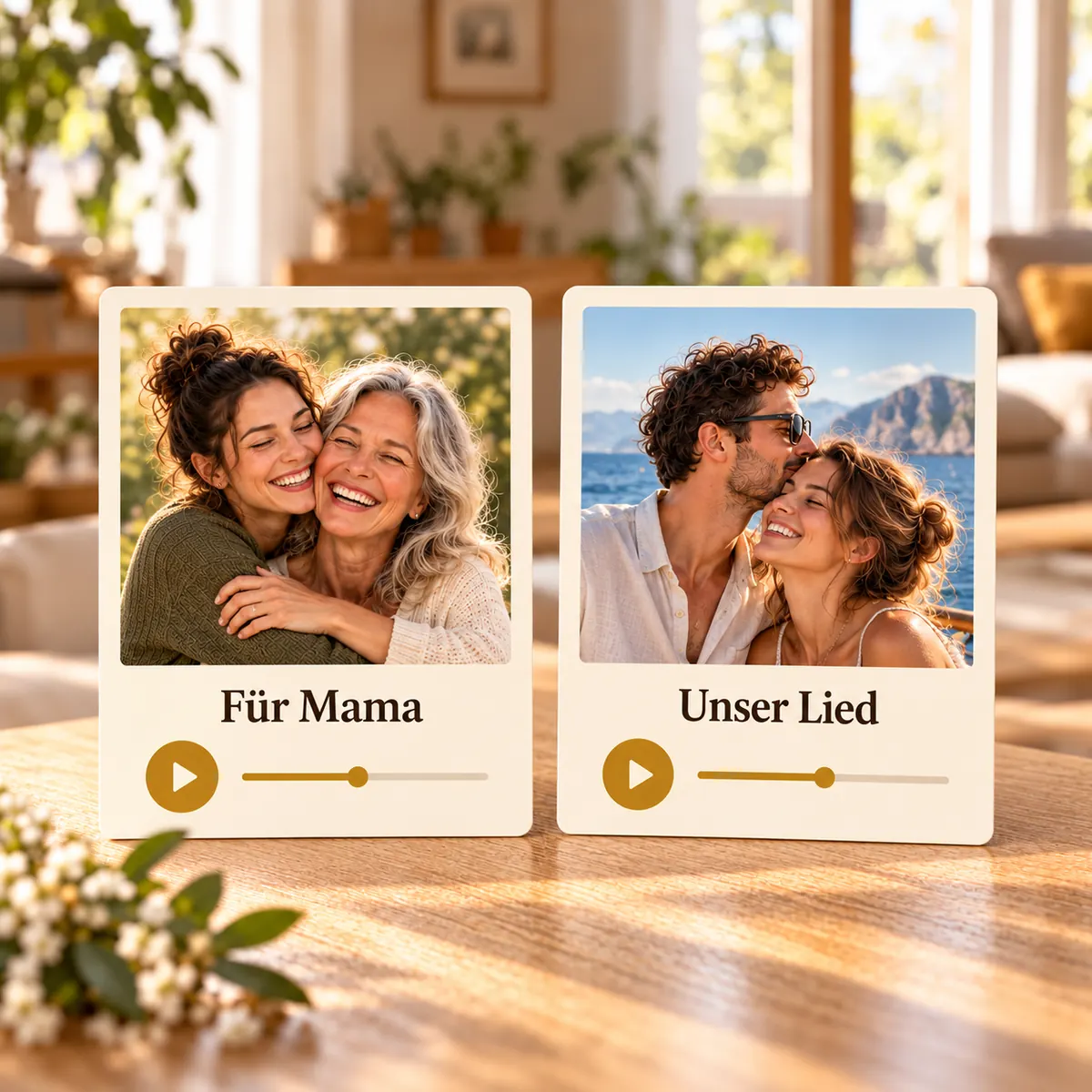 2 persönliche Song-Beispielmotive für verschiedene Menschen